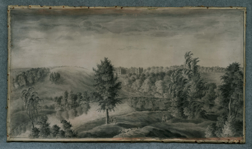 View of Temple Newsam House, from the East, 1786 (drawing & w/c)