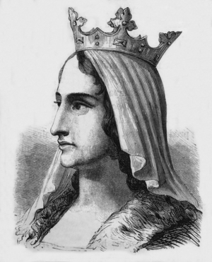 Blanche de Castille, 19th century (engraving)
