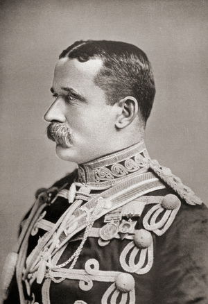 Field Marshal John Denton Pinkstone French, from the book South Africa and the Transvaal War by Louis Creswicke, pub. 1900