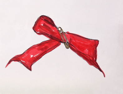 Warrior, 1997 (pen and ink)