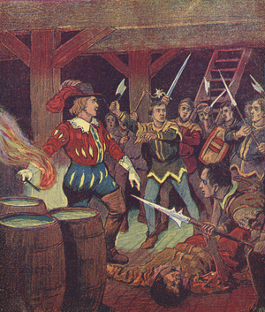 Klaus Störtebeker (colour litho)