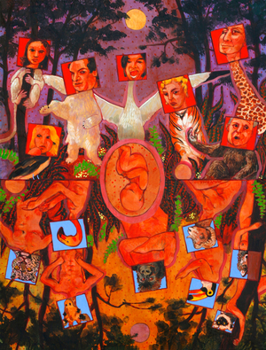 Wild World, 2004 (acrylic) on canvas