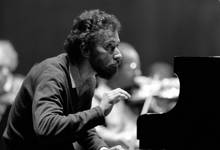 François-Rene Duchable in 1990 (b/w photo)