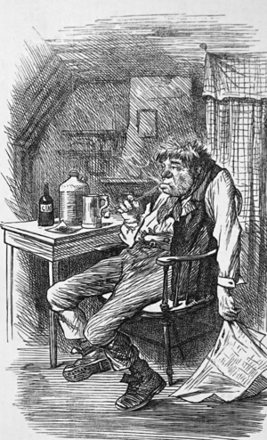 An Englishman drunk and stupefied, 1872