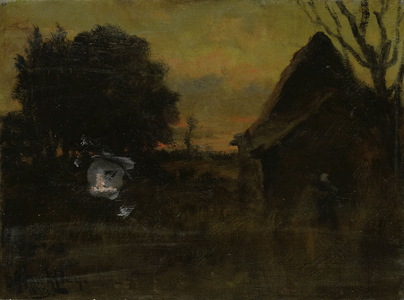 At sundown, 1889 (oil on canvas)