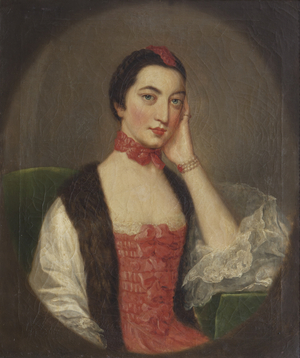 An Unknown Lady, possibly Jane Revell, Lady Warren (d. 1760)