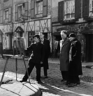 Place du Tertre, Paris, France, 1950 (photo)