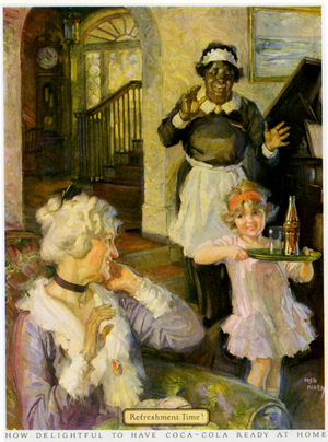 1920s USA, Coca-cola Magazine Plate