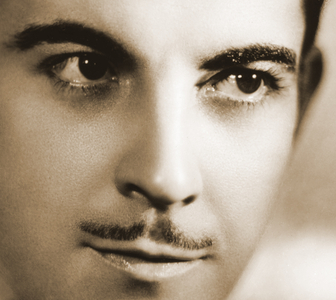 Portrait of Ramon Novarro (1899-1968), Mexican film actor (b/w photo)