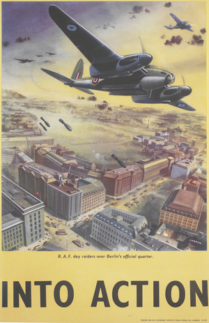 Into Action, 1942 (litho & letterpress)