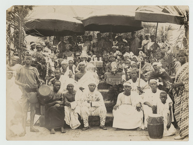 Nigerian chief, c.1920 (b/w photo) [2003/174/1/28]