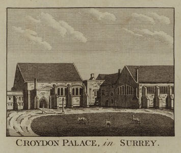 Croydon Palace, in Surrey (engraving)