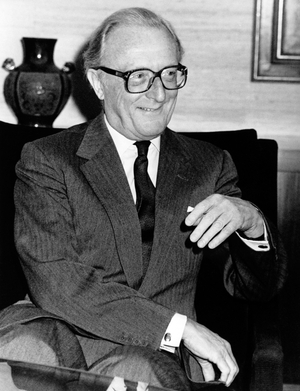 Lord Carrington (b/w photo)