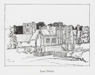 Leez Priory (litho)