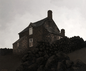 Rockside, Mow Cop, Staffordshire, 1969 (oil on board)