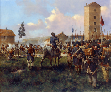 Marengo French Attack, 2010 (oil on linen)