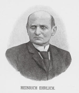 Celebrated pianists: Heinrich Ehrlich (b/w photo)
