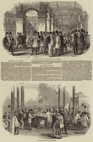 The Clearing House, Royal Exchange (engraving)