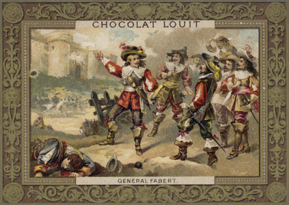 General Fabert, 17th Century French soldier (chromolitho)