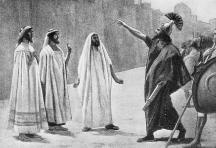 The Rabshakeh before the Walls of Jerusalem, 701 BC (litho)