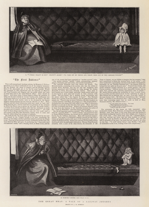 The Great Heat, a Tale of a Railway Journey (litho)