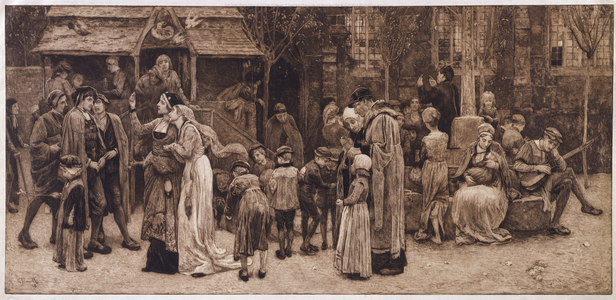 The Elixir of Love, 1885 (etching)