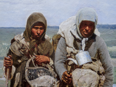 PIOUS WOMEN ON PILGRIMAGE (detail), 1878 (oil on canvas)