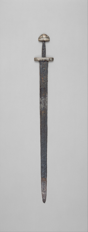Viking Sword, 10th century (steel, copper, silver & niello)