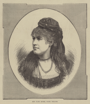 Miss Elsie Moore, Globe Theatre (engraving)