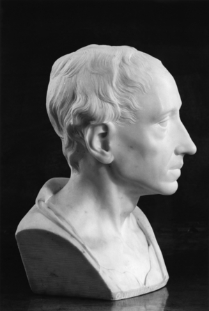 Bust of Alexander Pope (marble)