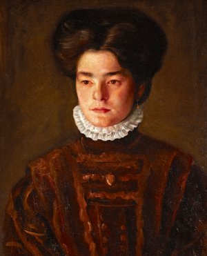 Portrait of a Girl (Sophie, the artist's sister), 1908 (oil on canvas)