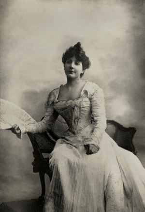 Portrait of the French artist Maria Legault ( 1858 , 1904 ) (photograph)