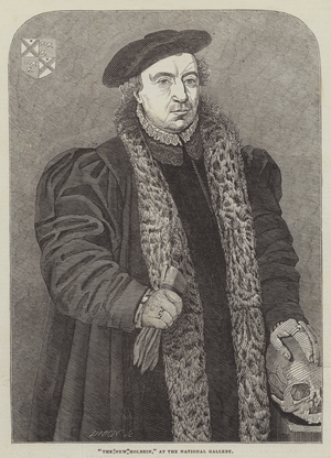 "The New Holbein," at the National Gallery (engraving)