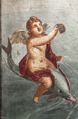 Polyphemus and Galatea, Herculaneum, 1st century (fresco)