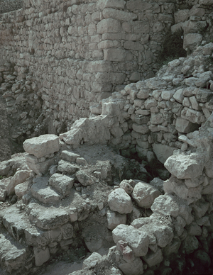 The Macalister Wall, Ophel, Jerusalem, Israel (photo)