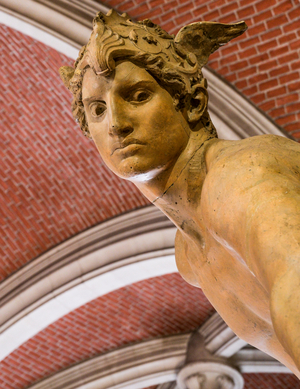 Persee and Gorgon, detail, 1875 (plaster)