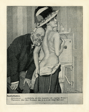 The Merry Widow caricature