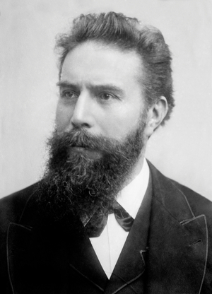 Wilhelm Conrad Roentgen, Germany, 1900 (b/w photo)