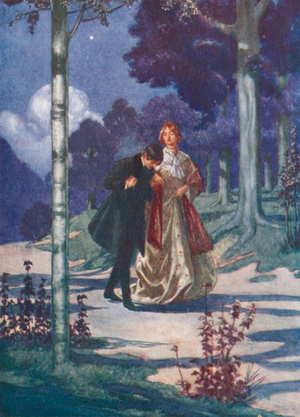 Edvard Grieg: Wood-Wandering (colour litho)