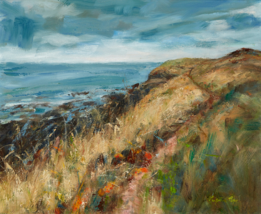 Cliff Path ( oil on canvas)