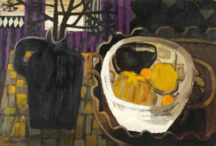 Still-Life with a Black Pot, 1958 (oil on canvas)