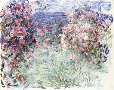 The House among the Roses, 1925 (oil on canvas)