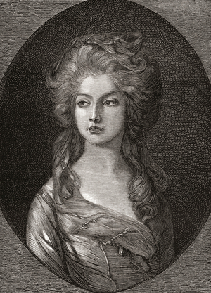 The Princess Elizabeth,  1770  1840.  Third daughter of King George III.  From The Magazine of Art published1878