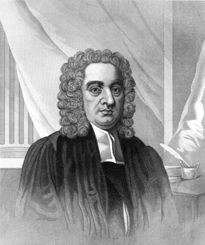 Jonathan Swift (1667-1745) dean irish cleric and novelist, engraving