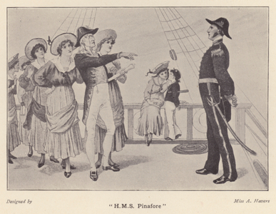 "HMS Pinafore" (litho)