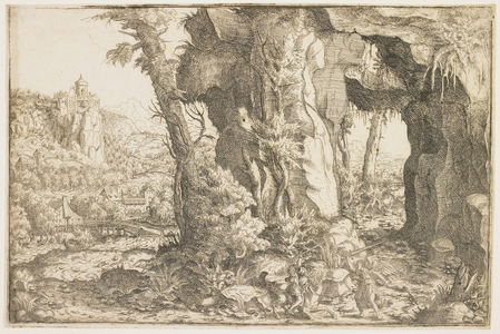 Balaam and the Angel (etching)