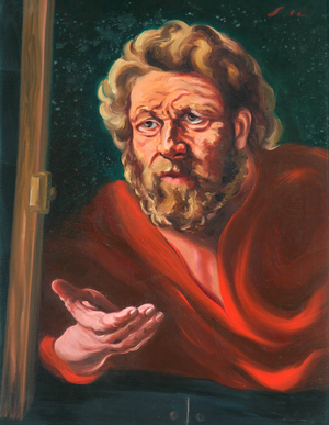 Noah (oil on canvas)