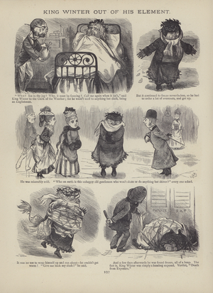 Page from The British Working Man or One Who Does Not Believe In Him (engraving)