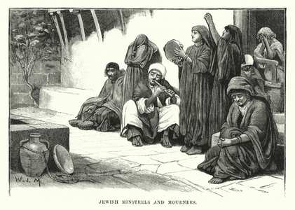Jewish Minstrels and Mourners (engraving)