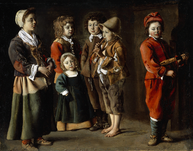 Peasant Children, c.1630-40 (oil on copper)